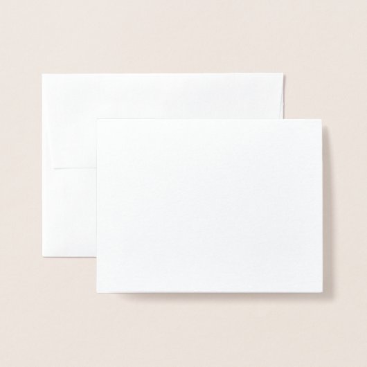 Foil-Karte Folienkarte (Vorderseite mit Umschlag)