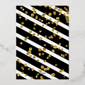 Foil Lemon Brautparty Folieneinladung (Rückseite)