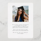 Foil MD Caduceus Abschluss Foto Ankündigung (Rückseite)