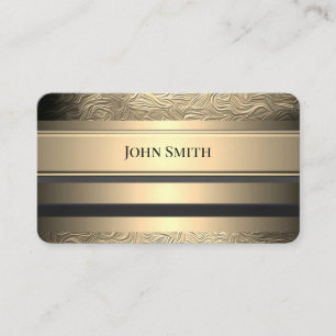 Foil Metal Black Gold Law Doctor Business Cards Visitenkarte