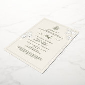 Foil Minimal Elegante Hochzeit Einladung (Gedreht)