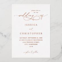 Foil Modern Calligraphy 3 Wedding