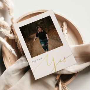 FOIL Moderne Minimalistisch Bridal Dusche Einladun Folieneinladung