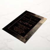 Foil Moody Romantic Editable Template Dark Gothic Folieneinladung (Gedreht)