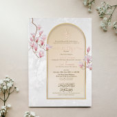 Foil Nikah Wedding Einladung mit Bismillah