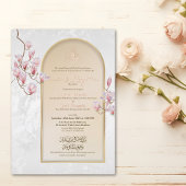 Foil Nikah Wedding Einladung mit Bismillah