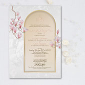 Foil Nikah Wedding Einladung mit Bismillah