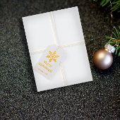 Foil nowburgundy-Geschenk-Tag Geschenkanhänger