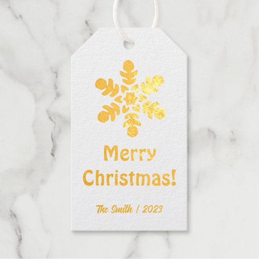 Foil nowburgundy-Geschenk-Tag Geschenkanhänger (Vorderseite)