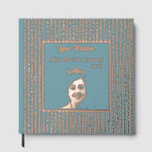 Foil Pageant Crown Foto Scrapbook-CSTM Titel Gästebuch (Vorderseite)