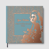 Foil Pageant Crown Foto Scrapbook-CSTM Titelfolie Gästebuch (Vorderseite)