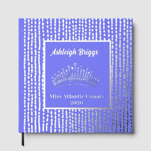 Foil Pageant Crown Foto Scrapbook mit Vordertext Gästebuch