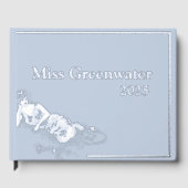 Foil Pageant Foto & Scrapbook Retro Queen Gästebuch (Vorderseite)