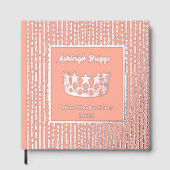 Foil Pageant Star Crown Foto Scrapbook Fronttext Gästebuch (Vorderseite)