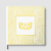 Foil Pageant Star Crown Foto Scrapbook-NO-Text Gästebuch (Vorderseite)