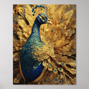 Foil Print, Size: 11" x 14", Foil Color: Gold, mat Foliendrucke
