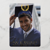 Foil RN Asclepius Abschluss Foto Ankündigung (Vorderseite)