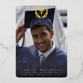 Foil RN Caduceus Abschluss Foto Ankündigung (Vorderseite)