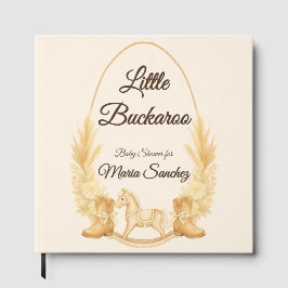 Foil Rocking Horse Boho Baby Shooting Guest Book Gästebuch