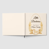 Foil Rocking Horse Boho Baby Shooting Guest Book Gästebuch (Voll)