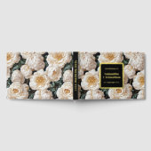 Foil Rose Rokoko Blumenmuster Goldverheiratung Gästebuch (Voll)