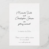 Foil Save the Data Foil Einladung (Rückseite)