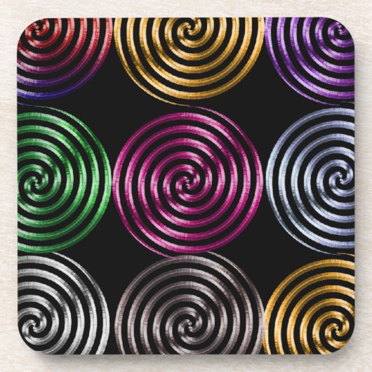 Foil Spiral Cork Untersetzer (Vorderseite)