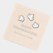 Foil Stamps Napkins Servietten Mit Folie (Links)