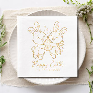 Foil Stamps Napkins Servietten Mit Folie