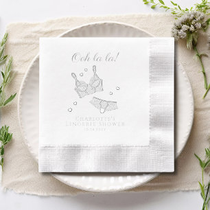 Foil Stamps Napkins Servietten Mit Folie