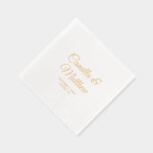 Foil Stamps Napkins Servietten Mit Folie (Rechts)