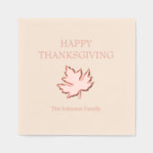 Foil Stamps Napkins Servietten Mit Folie (Vorderseite)