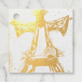 Foil tagsGrund für die Saison Geschenkanhänger