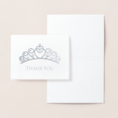 Foil Tiara Danke-Karte Folienkarte (Anzeige)
