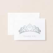 Foil Tiara Mini Card Folienkarte (Vorderseite mit Umschlag)