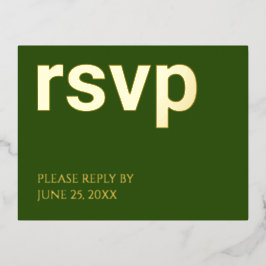 Foil UAWG Forest Green Meel - Auswahl Postkarte
