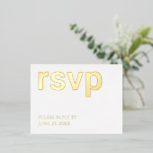 Foil UAWG Simple Stylish Meal Choices Postkarte (Stehend vorne)