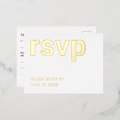 Foil UAWG Simple Stylish Meal Choices Postkarte (Vorderseite/Rückseite)