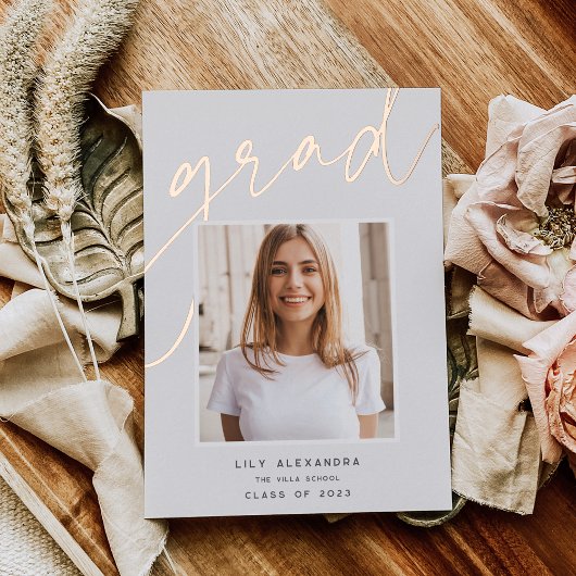 Foil Underlay | Ankündigung von Foto Abschluss