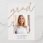 Foil Underlay | Ankündigung von Foto Abschluss (Vorderseite)