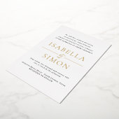 Foil Wedding Invitation Set - Einladung zur Hochze (Gedreht)