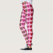 Foil Wrapped Candy Hearts Valentinstag Leggings (Links)
