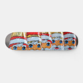 Foil Wrapped Santa's Skateboard (Horizontal)