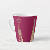 Foiled Christmas Tree's  Milchtasse (Linke Ecke)