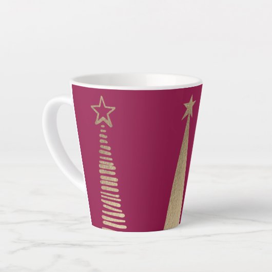 Foiled Christmas Tree's Milchtasse (Linke Ecke)