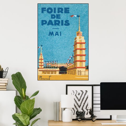 Foire De Paris Poster (Heimbüro)