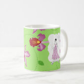 Fois à Paris Fashion Illustration Kaffeetasse (VorderseiteRechts)