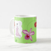 Fois à Paris Fashion Illustration Kaffeetasse (Vorderseite Links)