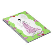 Fois à Paris Fashion Illustration Notizblock (Rechte Seite)