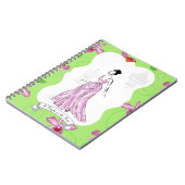 Fois à Paris Fashion Illustration Notizblock (Linke Seite)